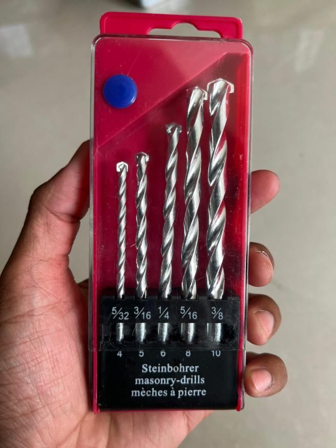 Drill Bit Set (Assorted, 5-Piece)