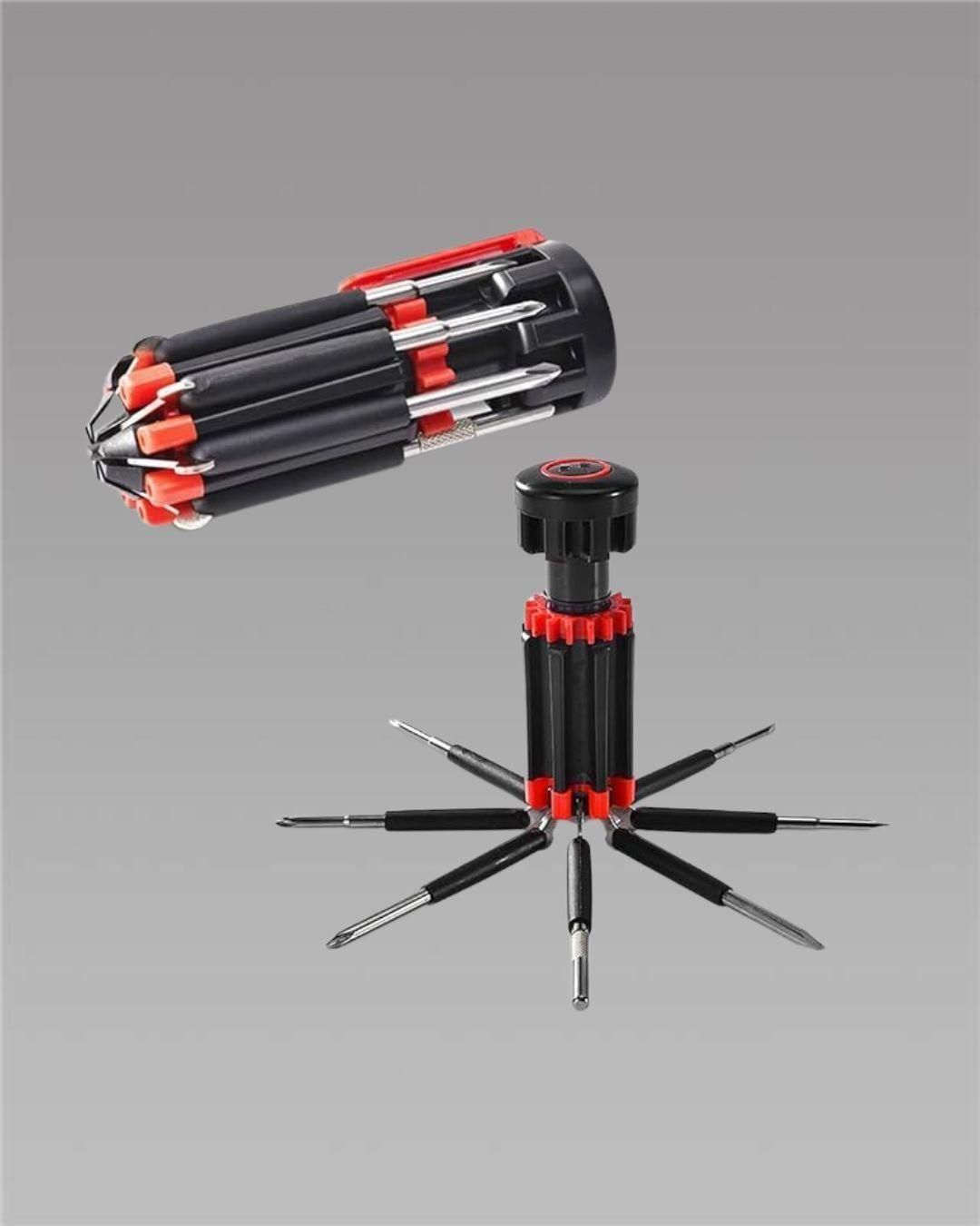 Screwdriver- 8 in 1 Screwdriver Interchangeable Bits Tool Set