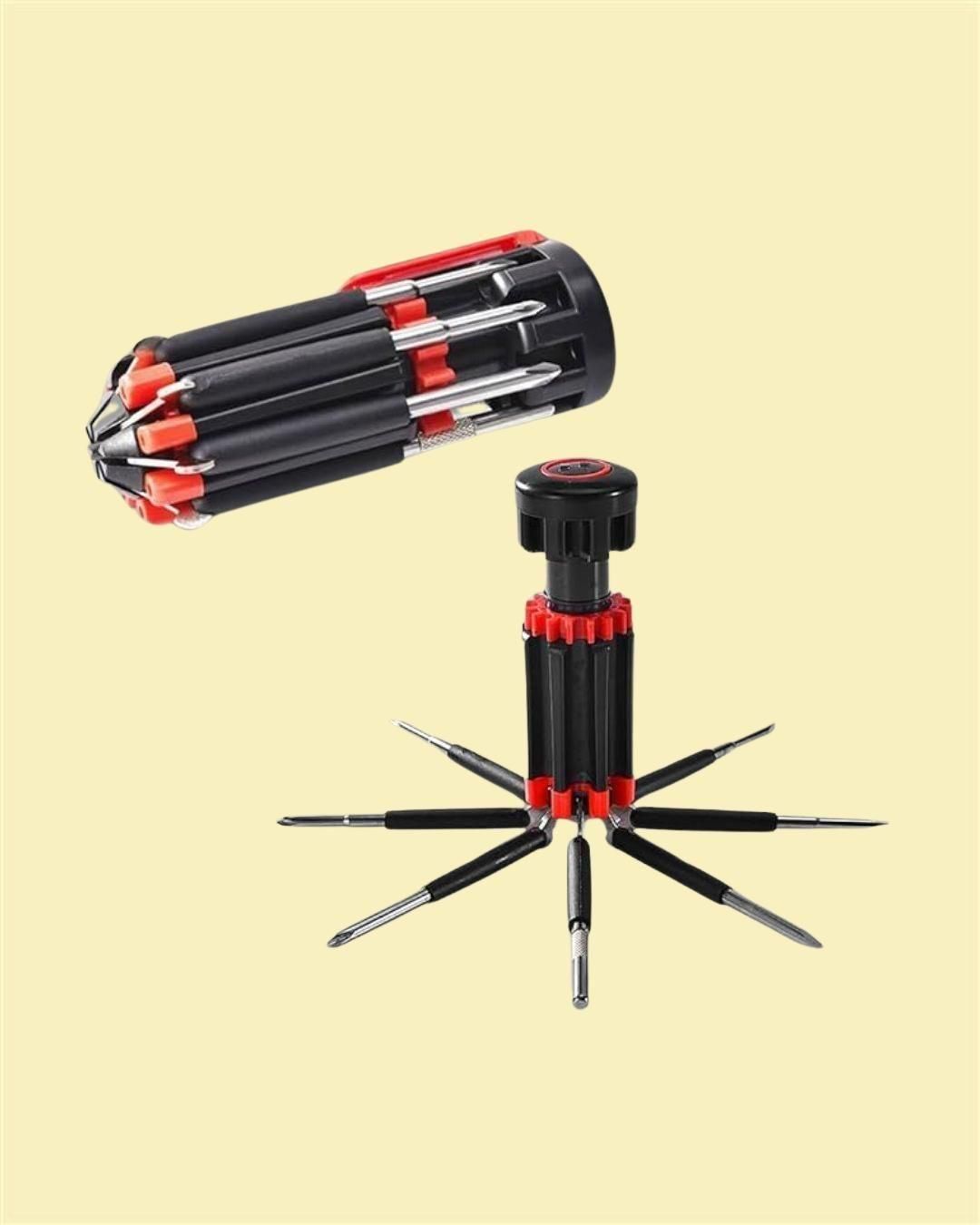 Screwdriver- 8 in 1 Screwdriver Interchangeable Bits Tool Set